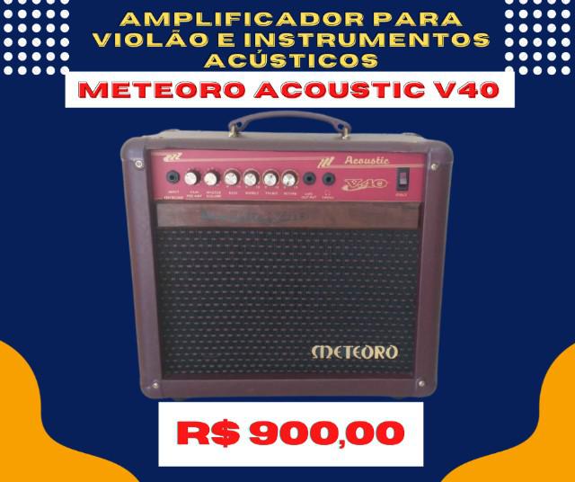 Amplificador para violão e instrumentos acústicos Meteoro