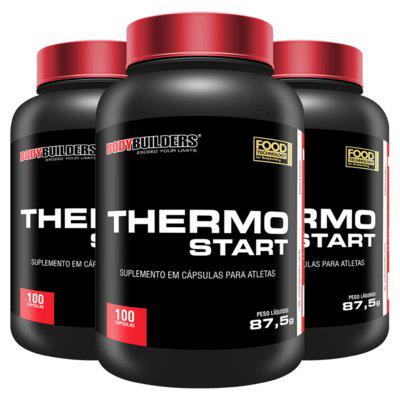 Kit 3x thermo start 100caps - bodybuilders