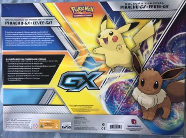 Box coleção especial - pikachu gx e eevee gx