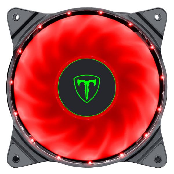 Cooler para gabinete t-dagger 120mm led red t-tgf300-r