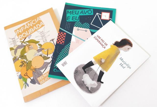 Box três livros infanto-juvenil