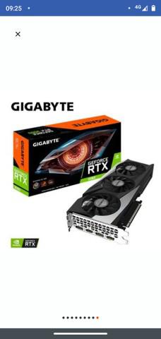 Placa de Vídeo Gigabyte GeForce RTX 3060 Gaming OC 12G, 12