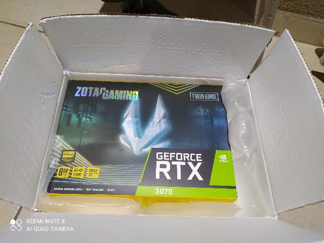 Placa de Video Zotac GeForce RTX 3070 Twin Edge LHR