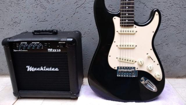 Kit guitarra e amplificador