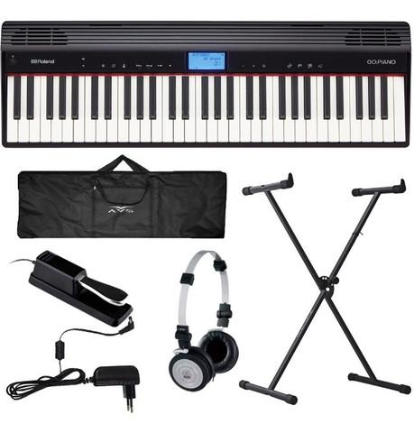 Piano Digital Roland Go Piano Go61p Bluetooh + Kit - Produto