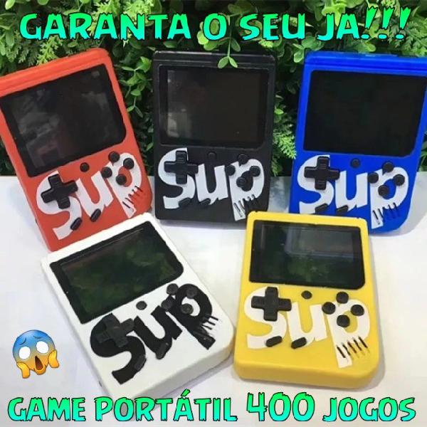 Sup game box retro clássico super game mini 400 jogos