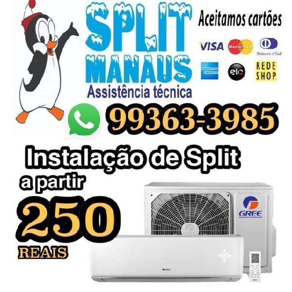 Instalação de split instalador de split instalação de