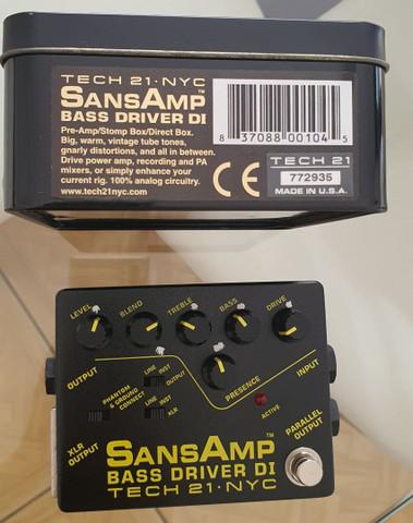 Pedal Tech 21 Sansamp Bass Driver DI