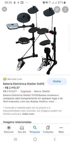 Vendo/troco bateria shelter 92 em ótimo estado