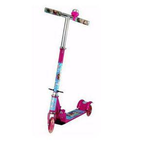 Patinete infantil frozen 3 rodas com luzes rosa ferro