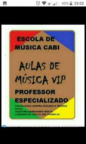 aulas de violão, teclado, técnica vocal e viola caipira