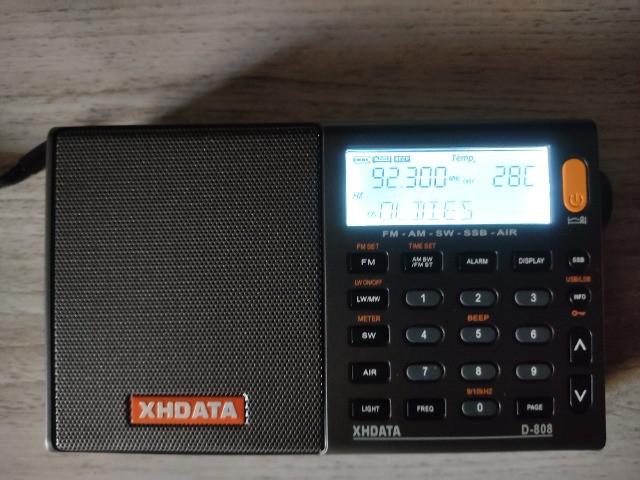 Radio Xh Data D-808 Aviação Lsb Usb Am Fm Ondas Curtas