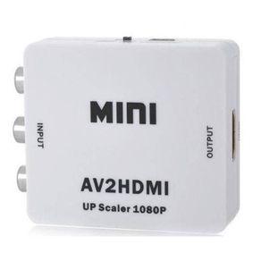 Adaptador Conversor De Av Rca Para Hdmi Av2hdmi