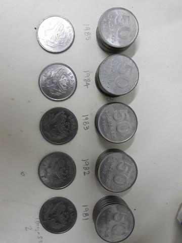 Inicie sua coleção de moedas: 1981 a 1985