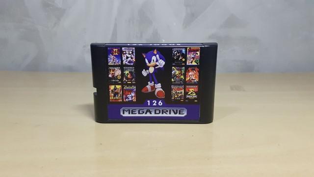 Cartucho mega drive 126 jogos