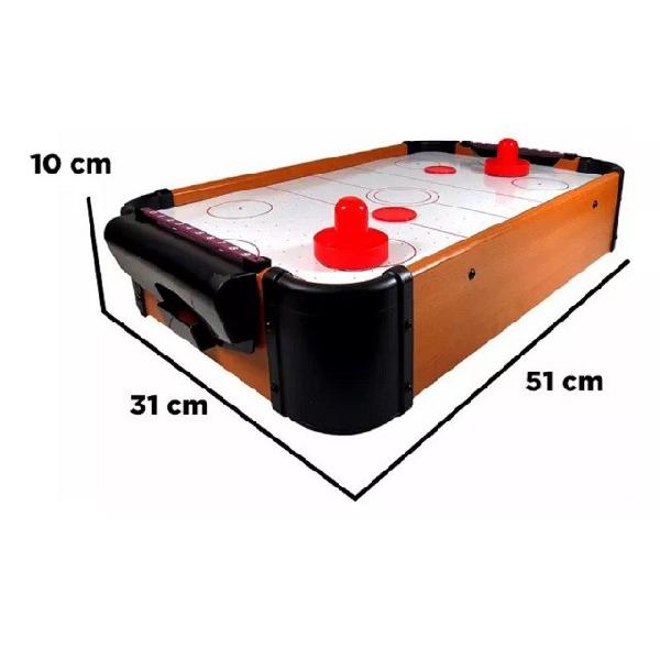 Mesa Air Hockey 51x31x10cm - NOVO