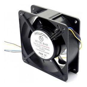 Ventilador Cooler Rt-120 Bivolt Rolamento 120X120 Ventoinha