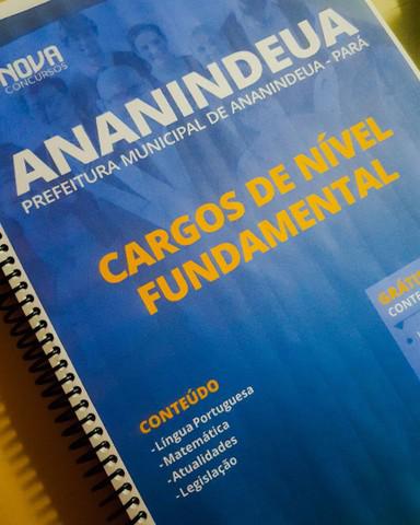 Apostila prefeitura de ananindeua - pa 2020/2021 - nível