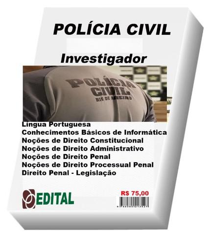 Apostila Polícia Civil Investigado do Estado do Rio de