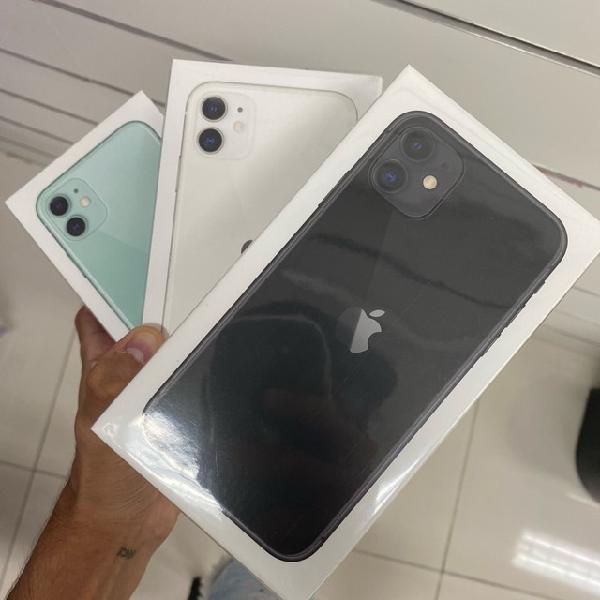 Iphone 11 64gb completo, com a fonte e o fone, novos