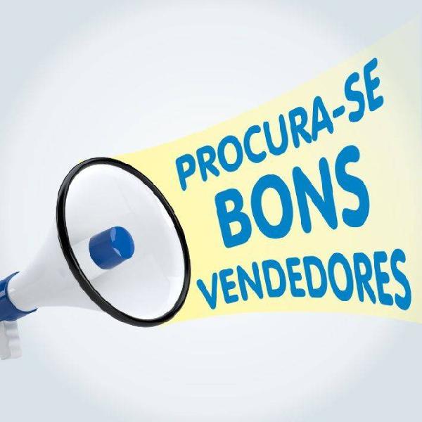 Vendedores - não é necessário ter experiência.