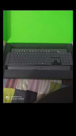 Teclado mecanico crhoma da razer gamer led