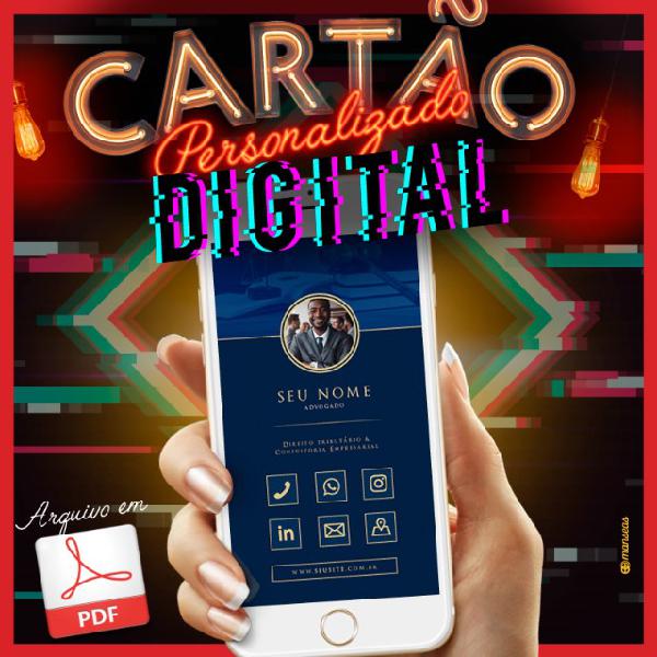 Cartão de visita digital/virtual e interativo (e-card) pdf