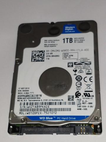 Hd western digital 1 terabite