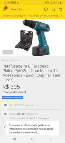 Parafusadeira nova na caixa