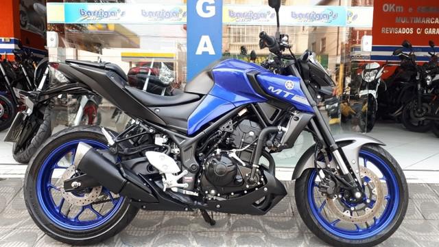 Yamaha mt 03 321cc abs 2021 azul garantia fábrica