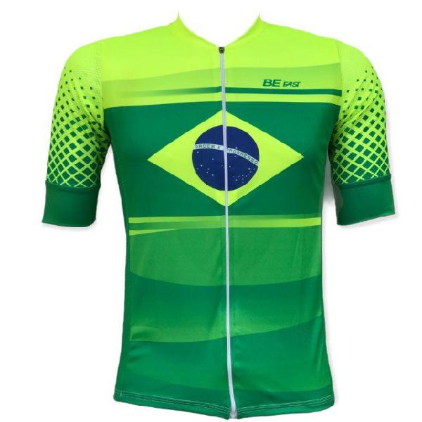 Camisa ciclismo masculina mtb be fast g/gg