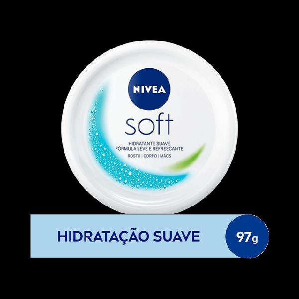 Creme Hidratante Nivea Soft Pote 97g 100% Original Novo