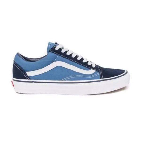 Tênis vans old skool tradicional classic skatista, cor Azul