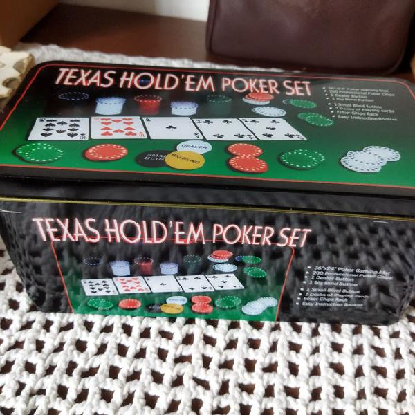 Jogo de Poker Set Texas Hold