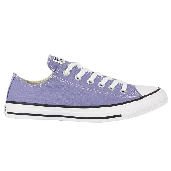 Tênis converse chuck taylor all star lilás preto branco -