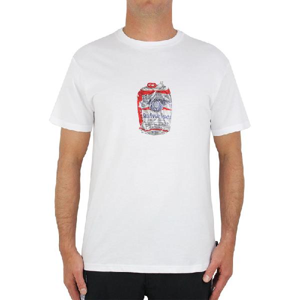 Camiseta Billabong Bud Crusher White - Surf Alive