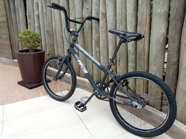 Bicicleta bike caloi expert aro 20 bmx cross preto fosco