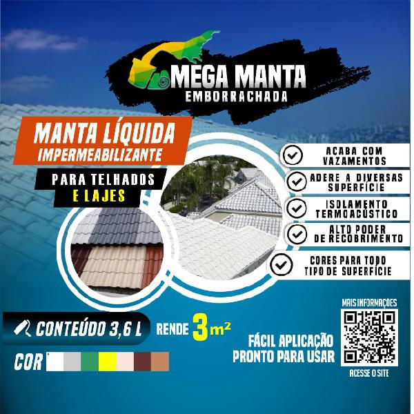 Aplicação da Mega Manta para vazamentos em lajes e