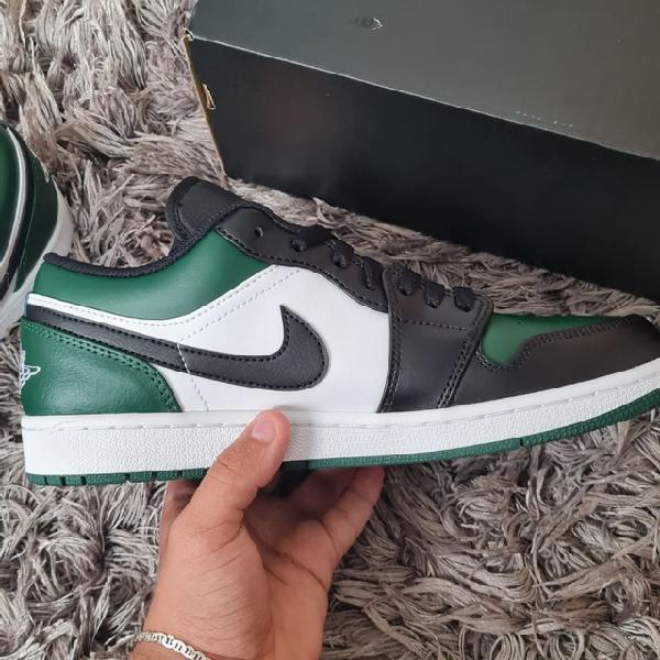 Jordan 1 low green toe (41)