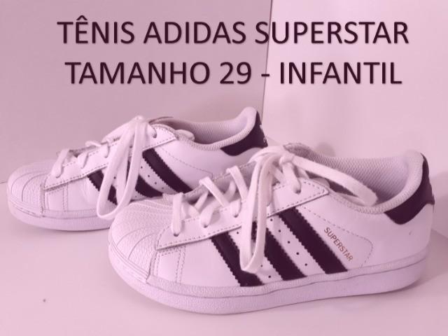 Tênis Superstar Original (Unissex) ? Tam.29 - Usado