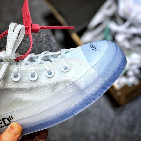 Tênis all star off white vulcanized