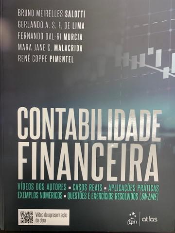 Livro Contabilidade Financeira Editora Atlas Novo