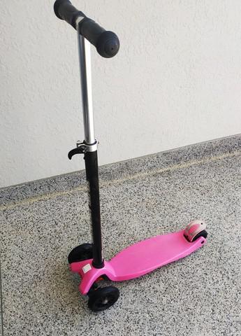 Patinete skatenet max 3 rodas bandeirantes rosa