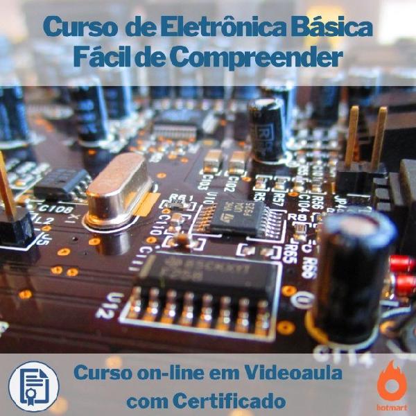 Curso on-line em videoaula de Eletrônica Básica Fácil de