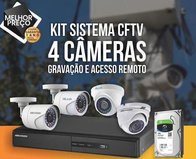 Instalação de câmera de segurança, sistema de cftv e