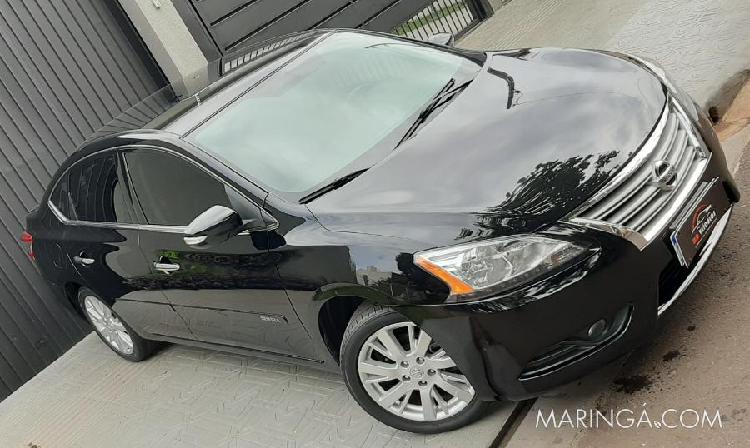 Sentra sl 2015 completo 2.0 flex automático bancos em