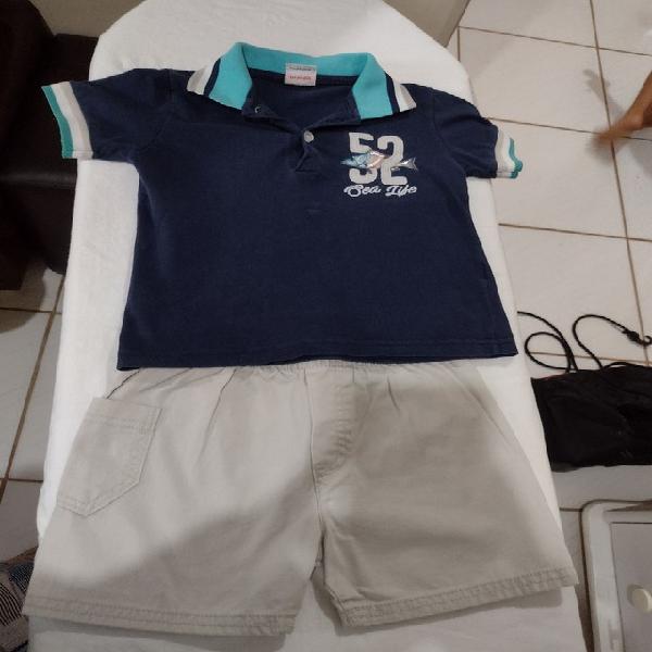 Lote roupa infantil menino