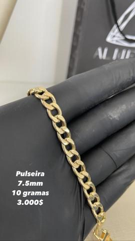 Pulseira grumet ouro 18k