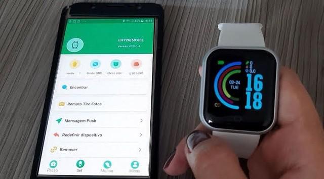 Smart watch d20 pro y68 relógio inteligente