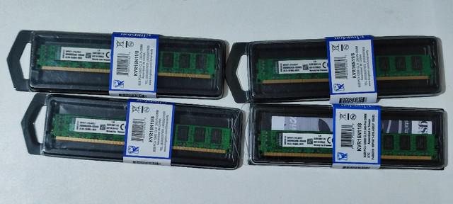 Memória Ram 8gb Ddr3 Kingston 1600mhz Pc3 - Kvr16n11/8